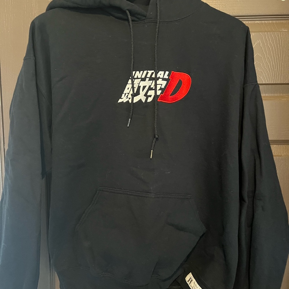 Embroidered Inital D Anime Glidan Heavy Blend Hoodie Made by YNM